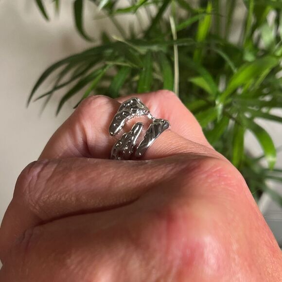 - The Jurassic Ring in 925 silver, adjustable - Picture 8 of 10